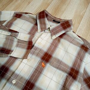 Abercrombie & Fitch Shirt Mens‎ Sz Medium Muscle Long Sleeve Button Down Plaid